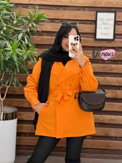بارانی چهاردکمه آستردار