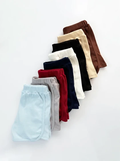 شورتک کبریتی کمر کش ساده