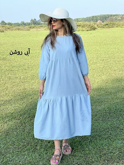 پیراهن مانتویی دریا دارای ایراد جزیی41