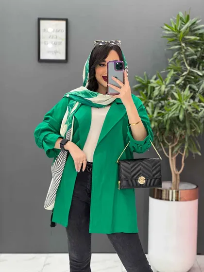 مانتو لینن پشت ژیله