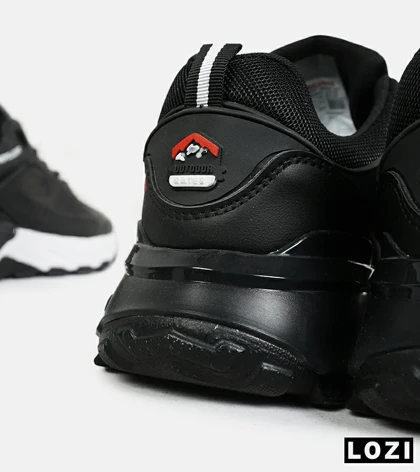 کفش کتانی مردانه مشکی سفید SKECHERS water repellent