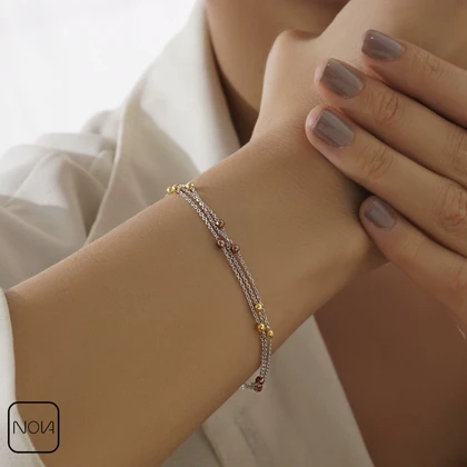 دستبند نقره کد 351213