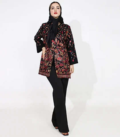 مانتو سوزن دوزی کد 556