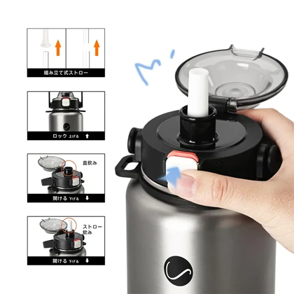 فلاسک دوجداره 1200 میلی لیتر سانتکو مدل ERIE