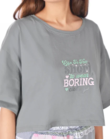 تیشرت و شلوارک خاطره زنانه