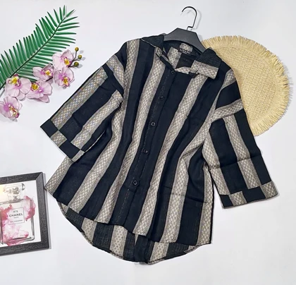 شومیز کنفی آستین پاکتی مدل گلبهار کد 50264