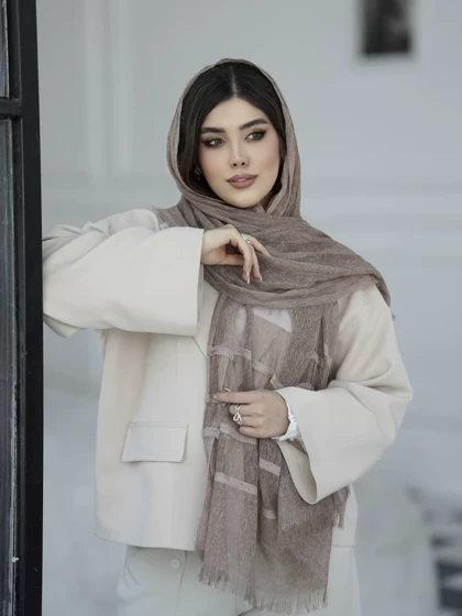 شال نخی زاپ‌دار