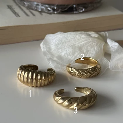 انگشترای فول استیل مشابه طلا