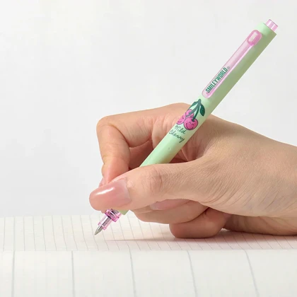 خودکار مشکی ژله ای کاکو Kaco مدل K1028 نوک 0.5 میلی متری 3 عددی