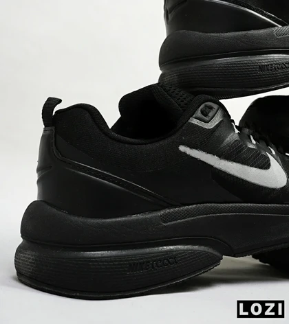 کفش کتانی بزرگ پا مشکی NIKE zoom