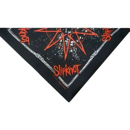 دستمال سر رنگی طرح گروه slipKnoT