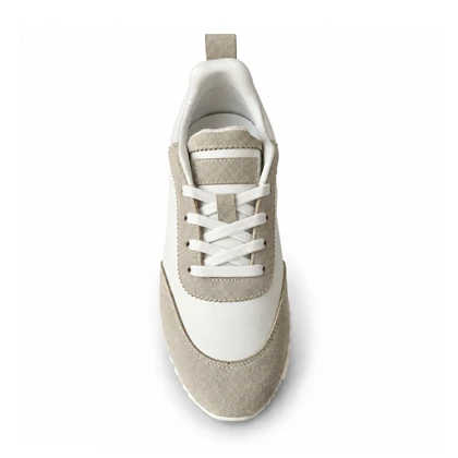 کتانی هرمس سفیدطوسی کد 2354 / HERMES SNEAKERS