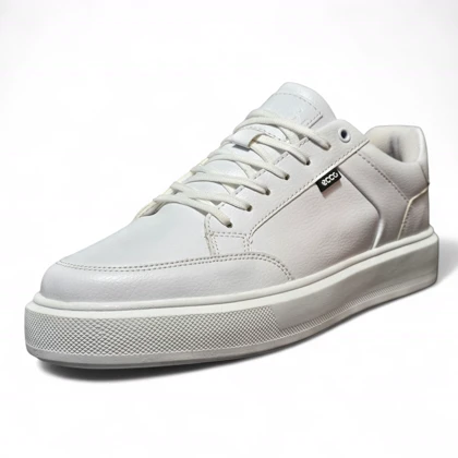 ونس اکو چرمی سفید تمام