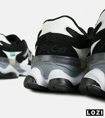 کفش کتانی مردانه و زنانه مشکی سفید NEW BALANCE 9060