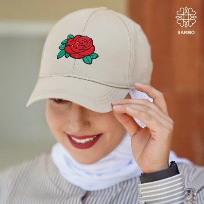 کلاه زنانه اسپرت گل‌دار