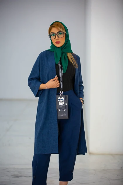 مانتو سافاری جیب هلال