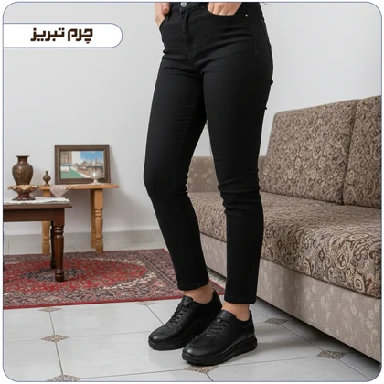 کفش چرم زنانه اسپرتی B589