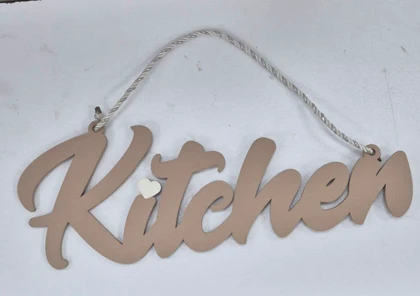آویز چوبی طرح Kitchen