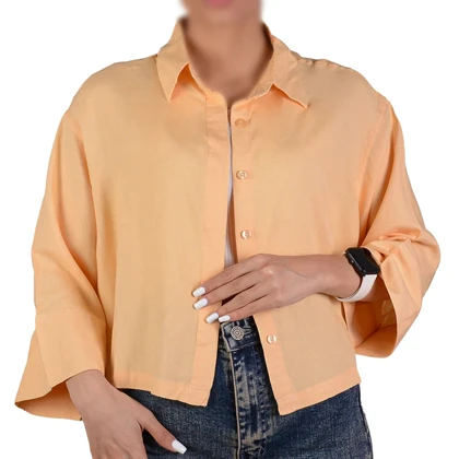شومیز کراپ باکسی زنانه