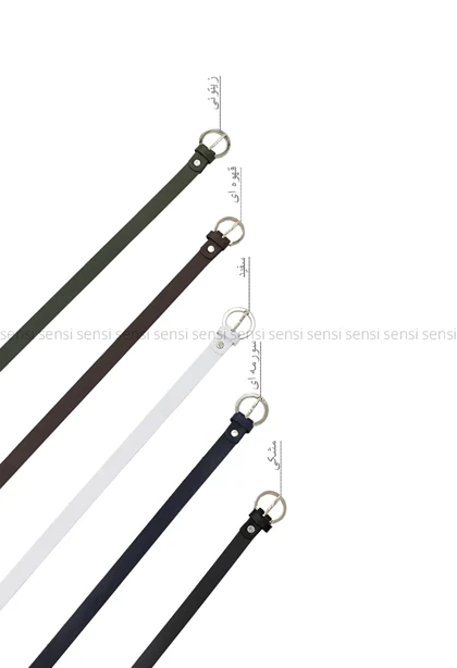 کمربند چرم باریک دو سانت کد1004859