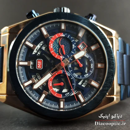 ساعت مچی مردانه اورجینال موتور ژاپنی برند مینی فوکوس سه موتور مدل Mf0339G.02