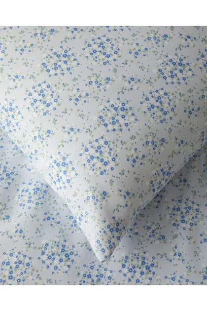 سرویس روتختی دو نفره English Home مدل Tiny Blooms چاپی - آبی