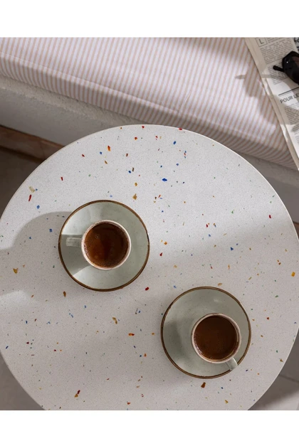 ست فنجان قهوه دو نفره Madame Coco مدل Pacis پرسلن - سبز