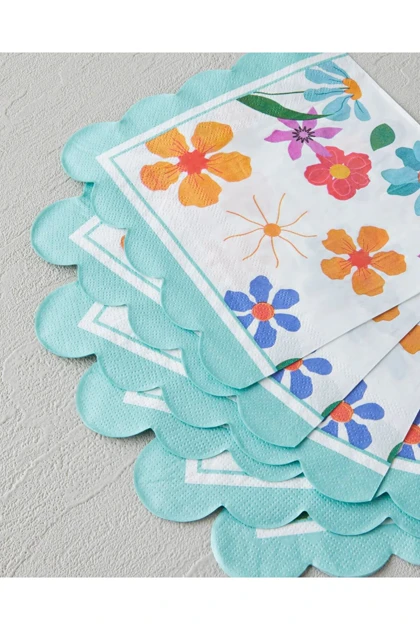 دستمال کاغذی 20 عددی English Home مدل Floralia - سبز