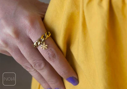 انگشتر استیل کارتیر برف