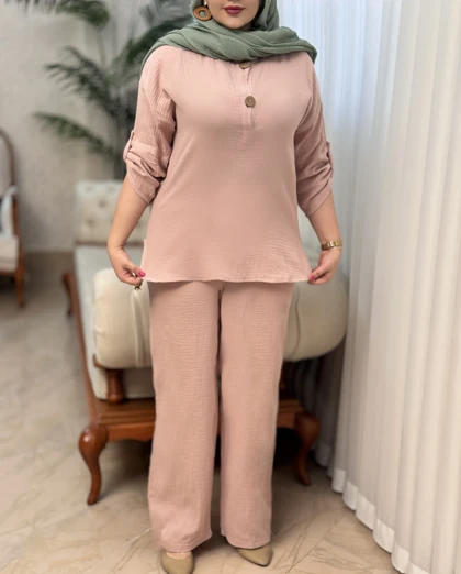 ست دبل فیس جلو دکمه 3242