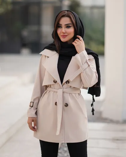 بارانی کوتاه ژیله بزرگ کد 735