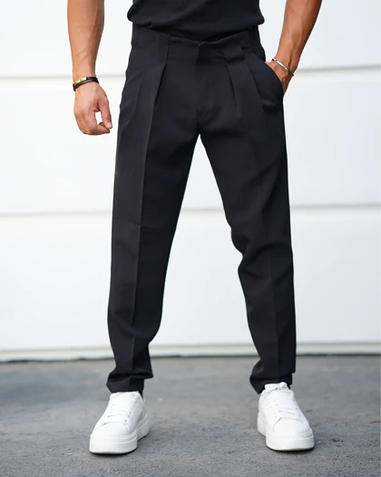 شلوار پارچه‌ای مردانه مام استایل فیت