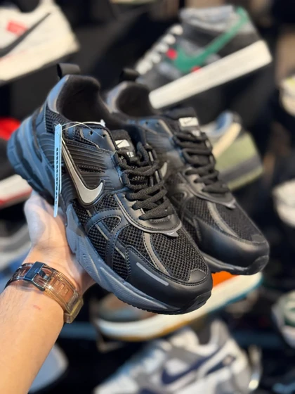 کتانی مردانه v2kمشکی طوسی