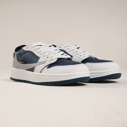 جردن وان ترویس دیور سفید سرمه ای (Air Jordan 1 Travis Scott Dior Blue Navy)