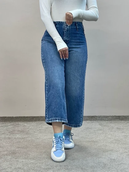 شلوار جین وایدلگ دریایی 2213ویتا