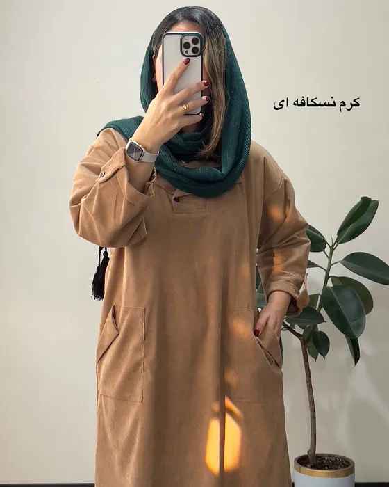 پیراهن مانتویی پاییزه مهسان 2