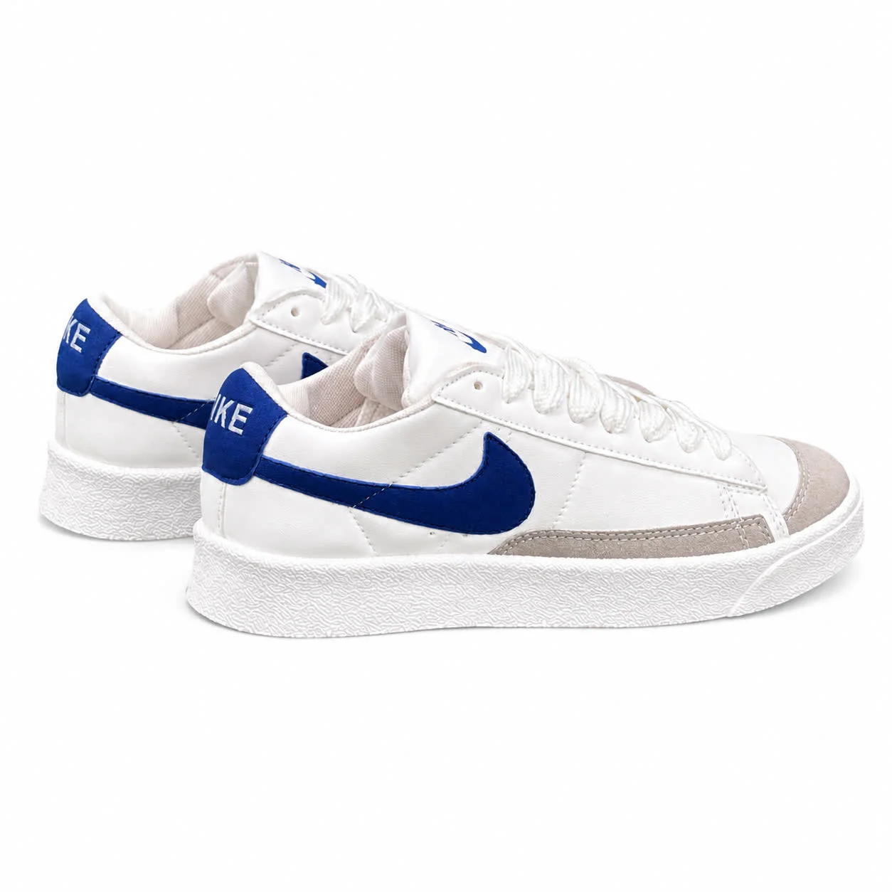 کتانی مردانه مدل رانینگ نایک بلیزر سفید آبی NIKE blazer