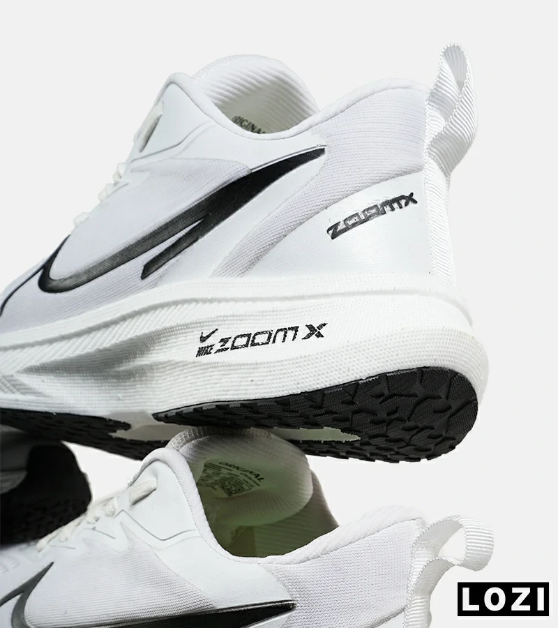 کفش کتانی مردانه سفید مشکی NIKE zoom x مدل 7289