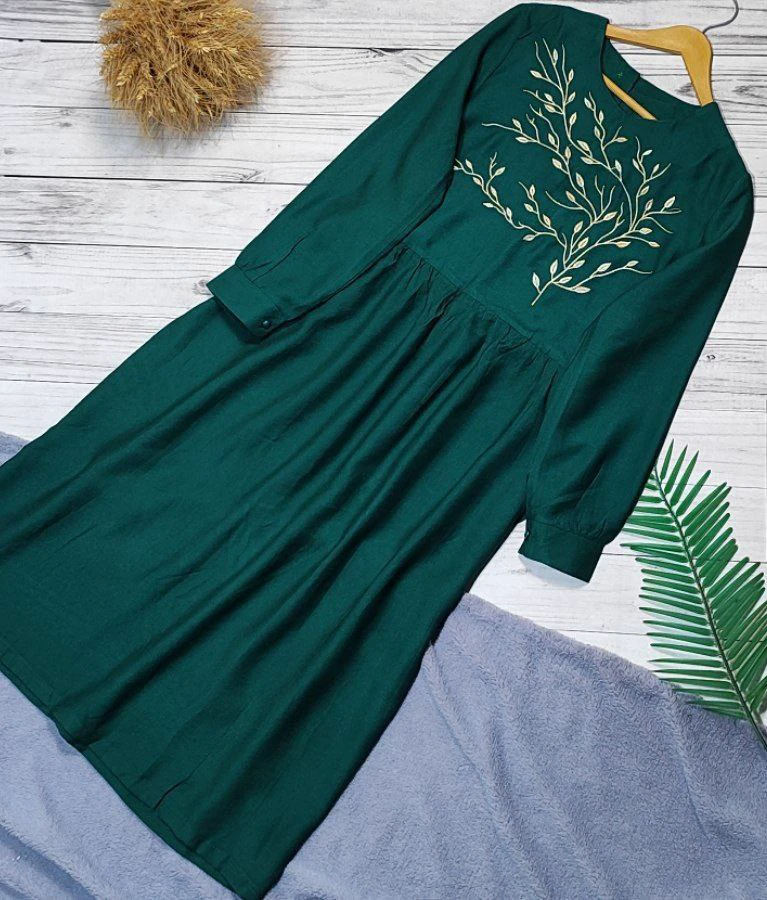 پیراهن گلدوزی بهار کد 50148