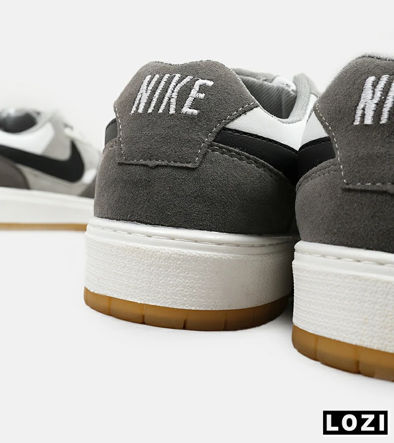 کفش کتانی مردانه طوسی سفید مشکی نایک NIKE SB مدل 5065