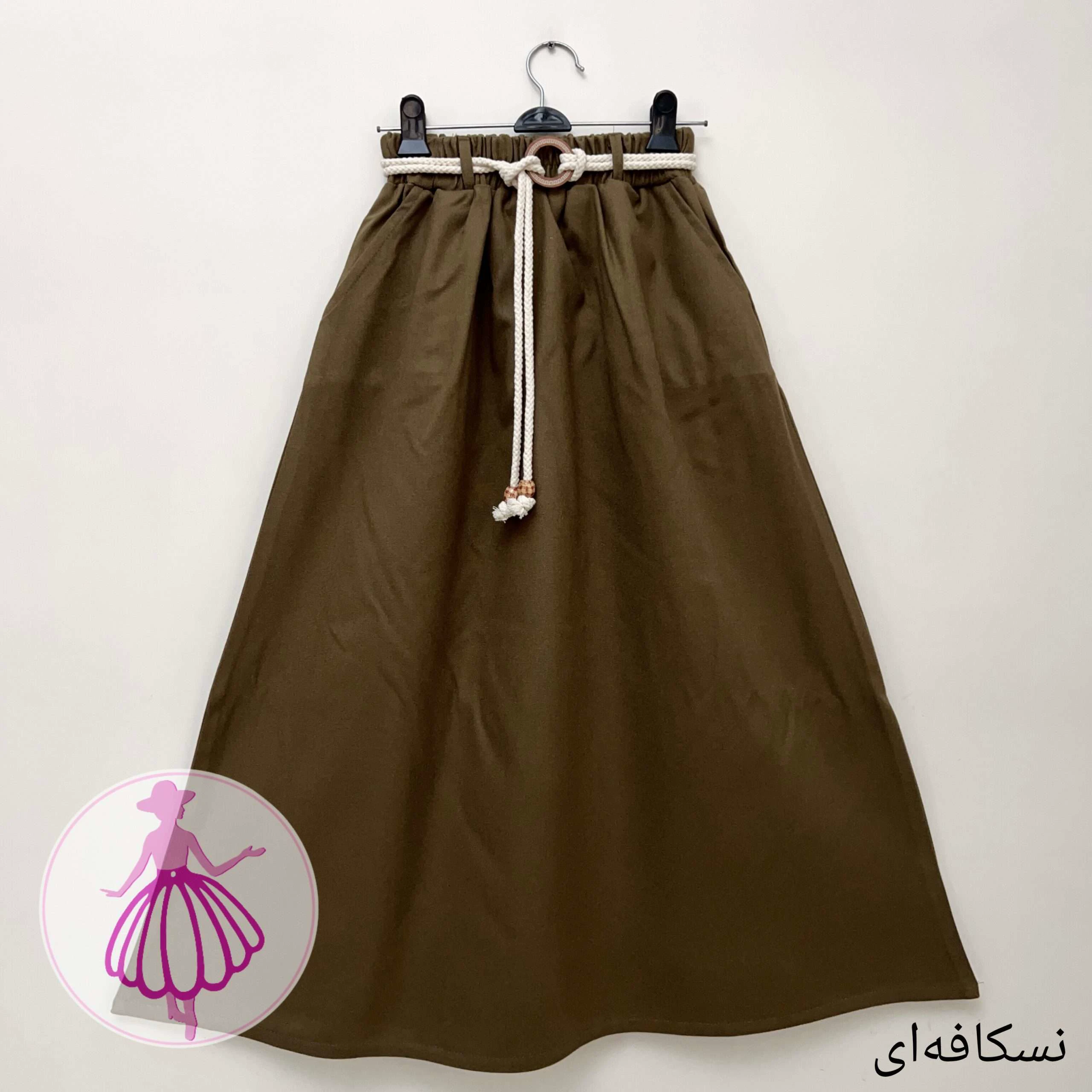 دامن پشمی کلوش بلند در رنگبندی متنوع(کد1427)