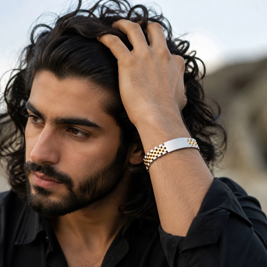 دستبند Rolex مدل Date Just-طلایی