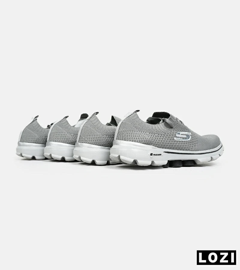 کتانی طبی مردانه و زنانه طوسی اسکیچرز SKECHERS مدل 6378