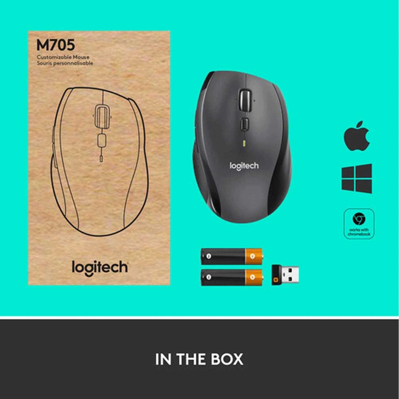 ماوس بی سیم لاجیتک Logitech مدل M705 با اسکرول دو حالته