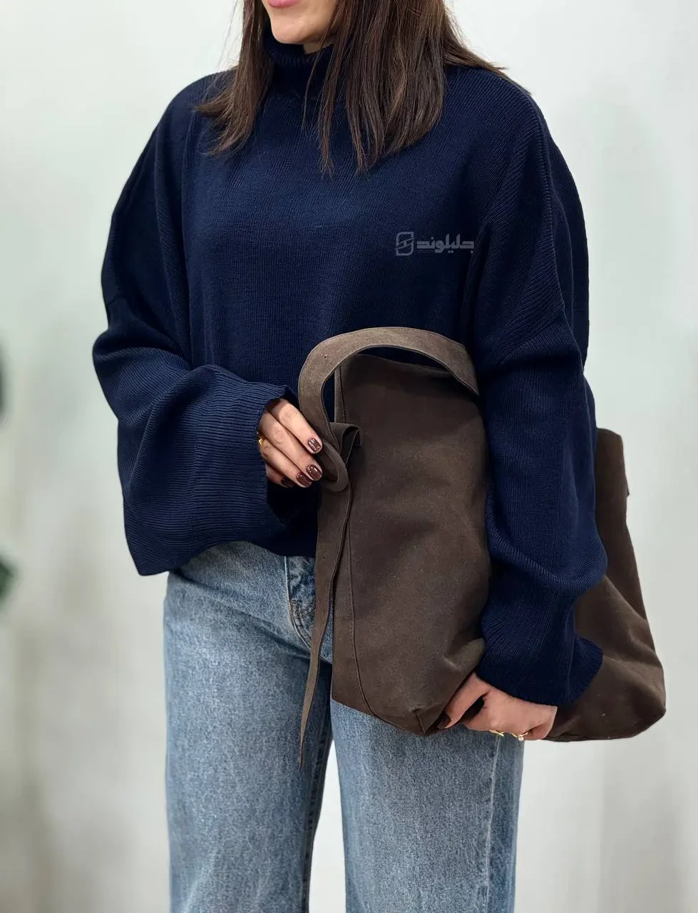 پلیور بافت یقه اسکی وانیا 5