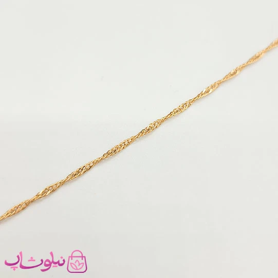 زنجیر زنانه سنگاپوری برند ژوپینگ ظریف 45 سانت کد 1091