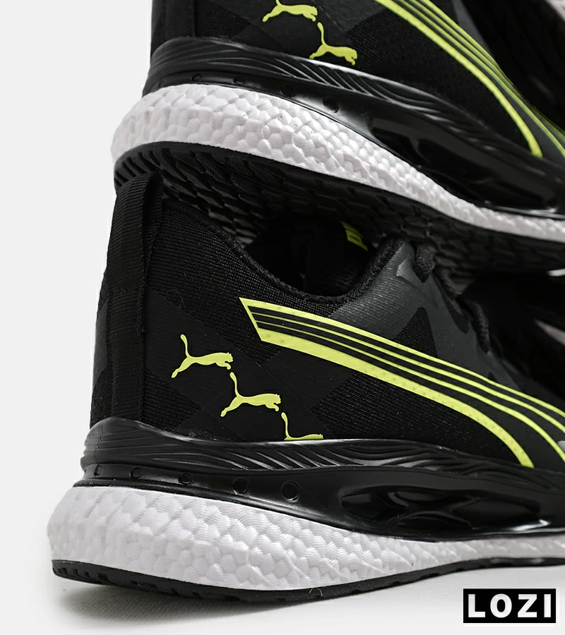 کفش کتانی ورزشی مردانه و زنانه مشکی سبز PUMA مدل 5442