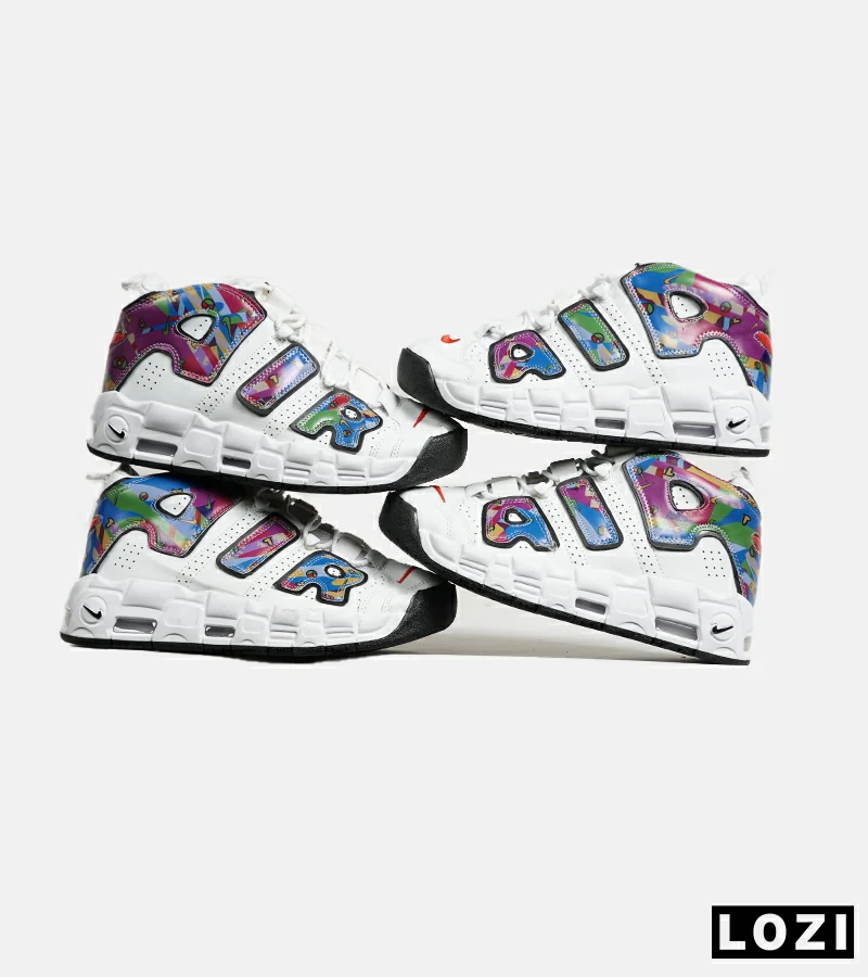 کفش کتانی مردانه و زنانه سفید NIKE Air More Uptempo '96 مدل 6540