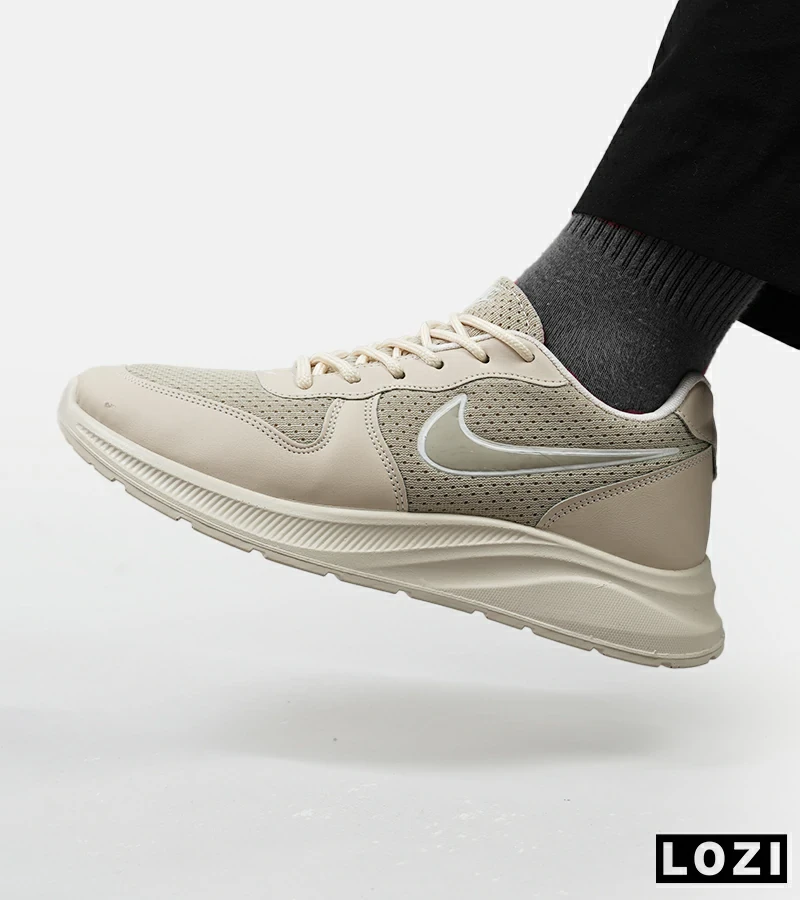 کفش کتانی مردانه کرم NIKE air zoom مدل 4870