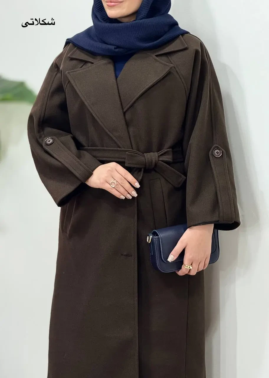 پالتو فوتر بلند آستردار رعنا